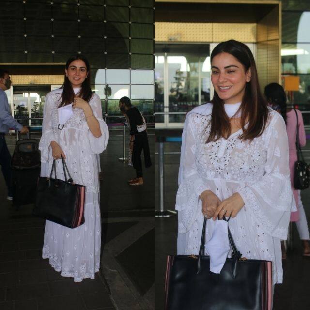 मुंबई एयरपोर्ट पर दिखीं श्रद्धा आर्या (Shraddha Arya)