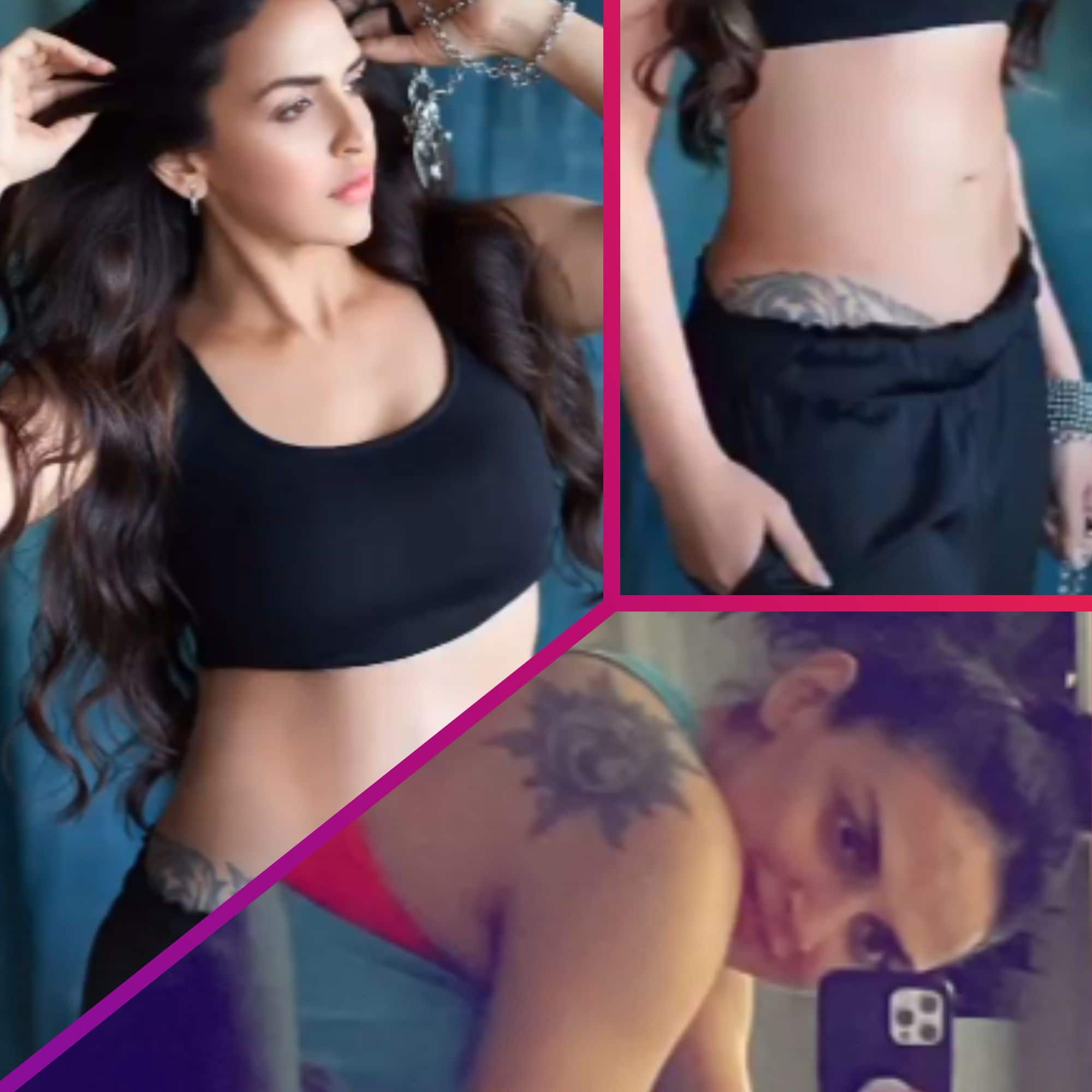 Esha Gupta hot photos gone viral her tattoo attracting fans ak Esha Gupta  అకకడ టట వయచకనన ఈష గపత చప తపపకలకపతనన కరరళల  News18 Telugu