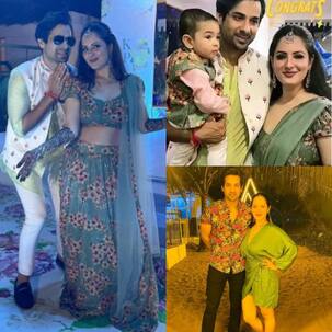 Inside pictures of Puja Banerjee and Kunal Verma's mehendi night in Goa; son Krishiv twins with his mommy