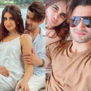 Bigg Boss 15 couple Miesha Iyer and Ieshaan Sehgaal get romantic in Goa; latter kisses and tells his lady love, 'you are everything that I wished for' - View pics