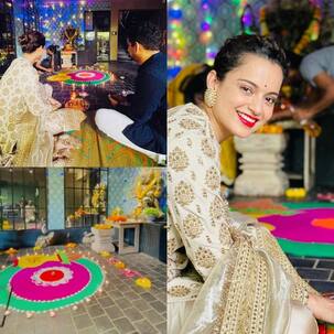 Diwali 2021: Kangana Ranaut celebrating the festival with her loved ones at her studio is family and work goals put together – view pics