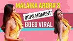 Malaika Arora suffers a major wardrobe malfunction in an event, Pictures go viral | Watch now