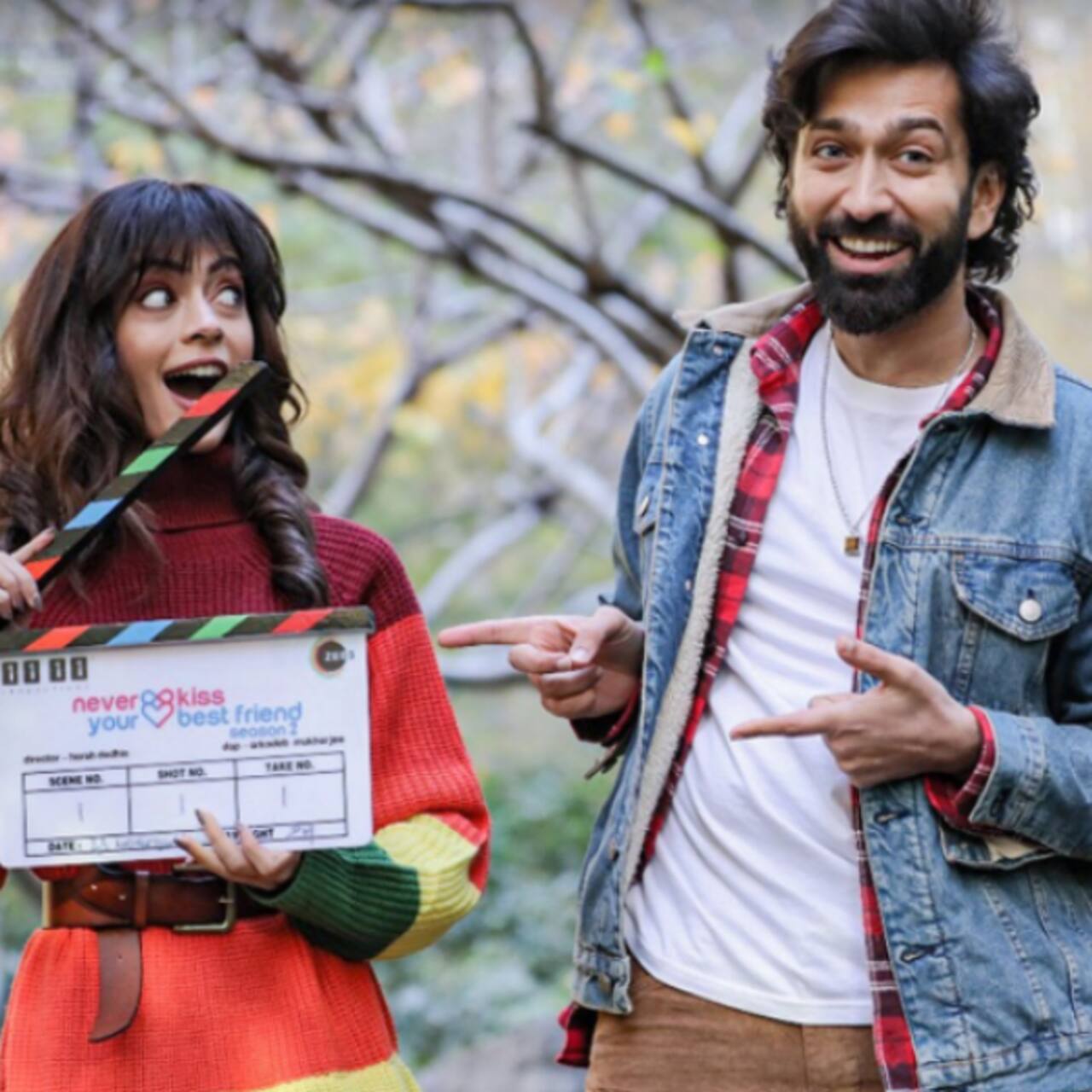 Never Kiss Your Best Friend Season 2 Nakuul Mehta And Anya Singh Share Bts Pictures As They