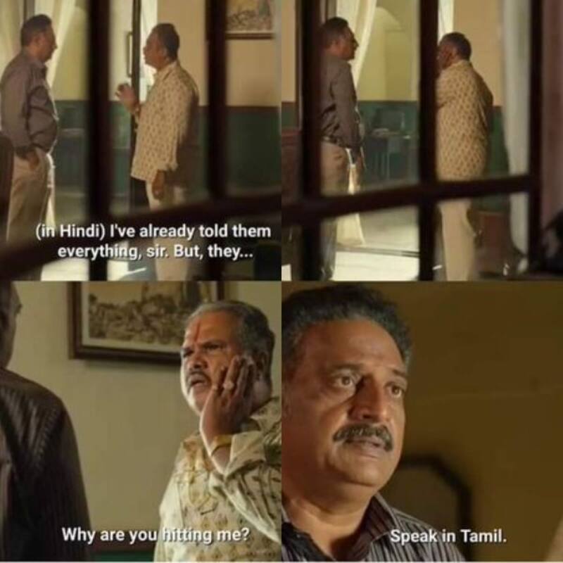 Jai Bhim: Prakash Raj trends after his character slaps a man for speaking in Hindi and not Tamil – see Twitter reactions