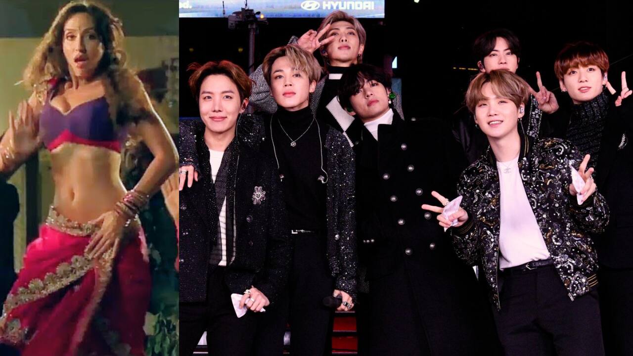 BTS twerking on Nora Fatehi's Kamariya will leave ARMYs laughing out loud – watch HILARIOUS video edit here BTS twerking on Nora Fatehi's Kamariya will leave ARMYs laughing out loud – watch HILARIOUS video edit here