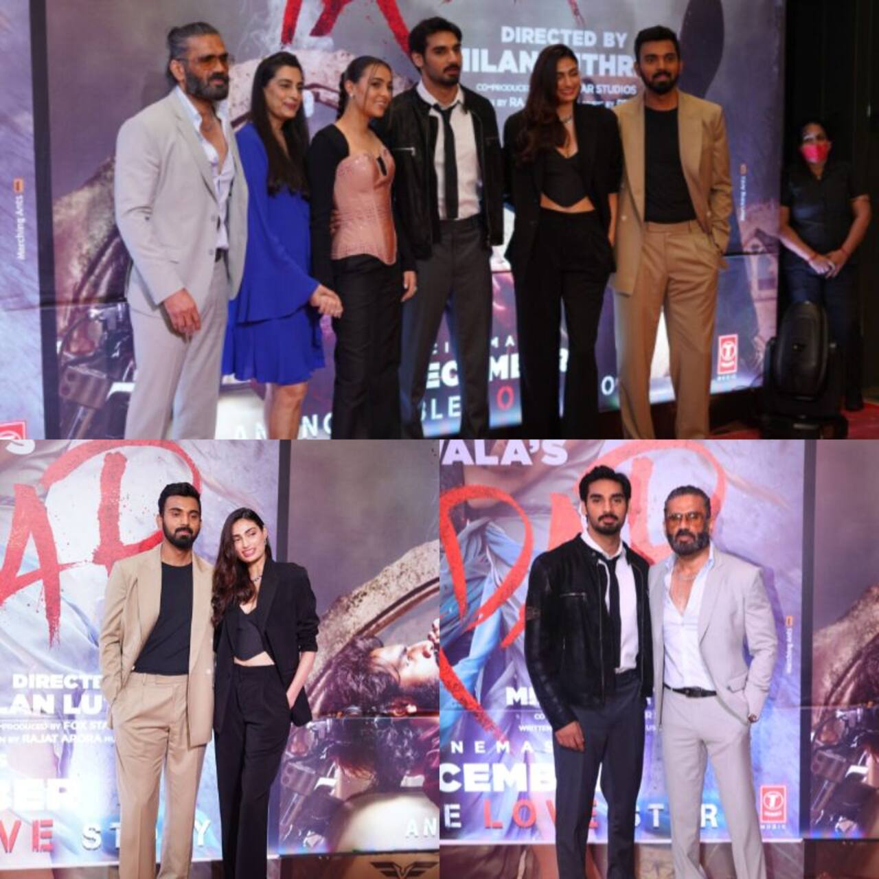 KL Rahul graces Tadap premiere