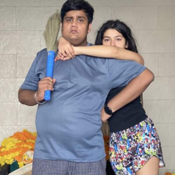 Taarak Mehta Ka Ooltah Chashmah's Kush Shah poses with Nidhi Bhanushali holding a jaadu; fans tease 'Goli beta masti nahi'