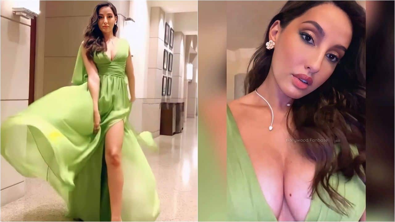 Sexy! Nora Fatehi Turns Up The Heat In A Very Plunging Cut-Out Dress, Hot  Video Goes Viral; Watch - News18
