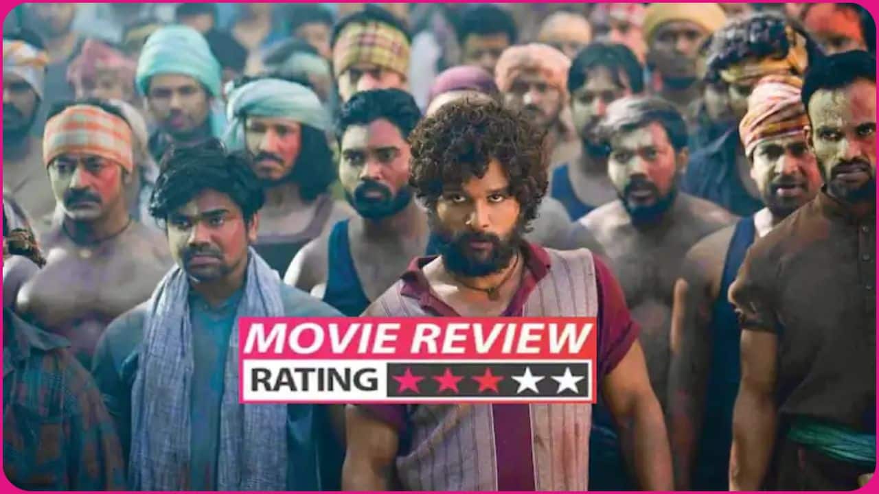 Pushpa movie review वन मैन शो है Allu Arjun की फिल्म, Rashmika