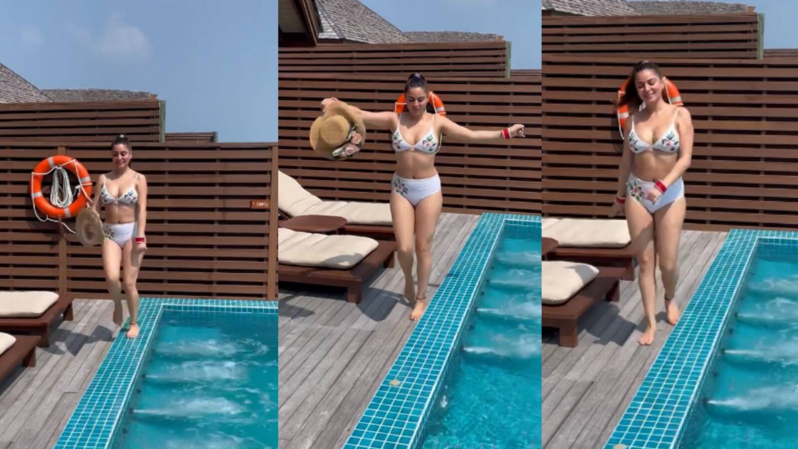 Kundali Bhagya's Shraddha Arya flaunts her HOT bikini bod on her Maldivian honeymoon – watch video