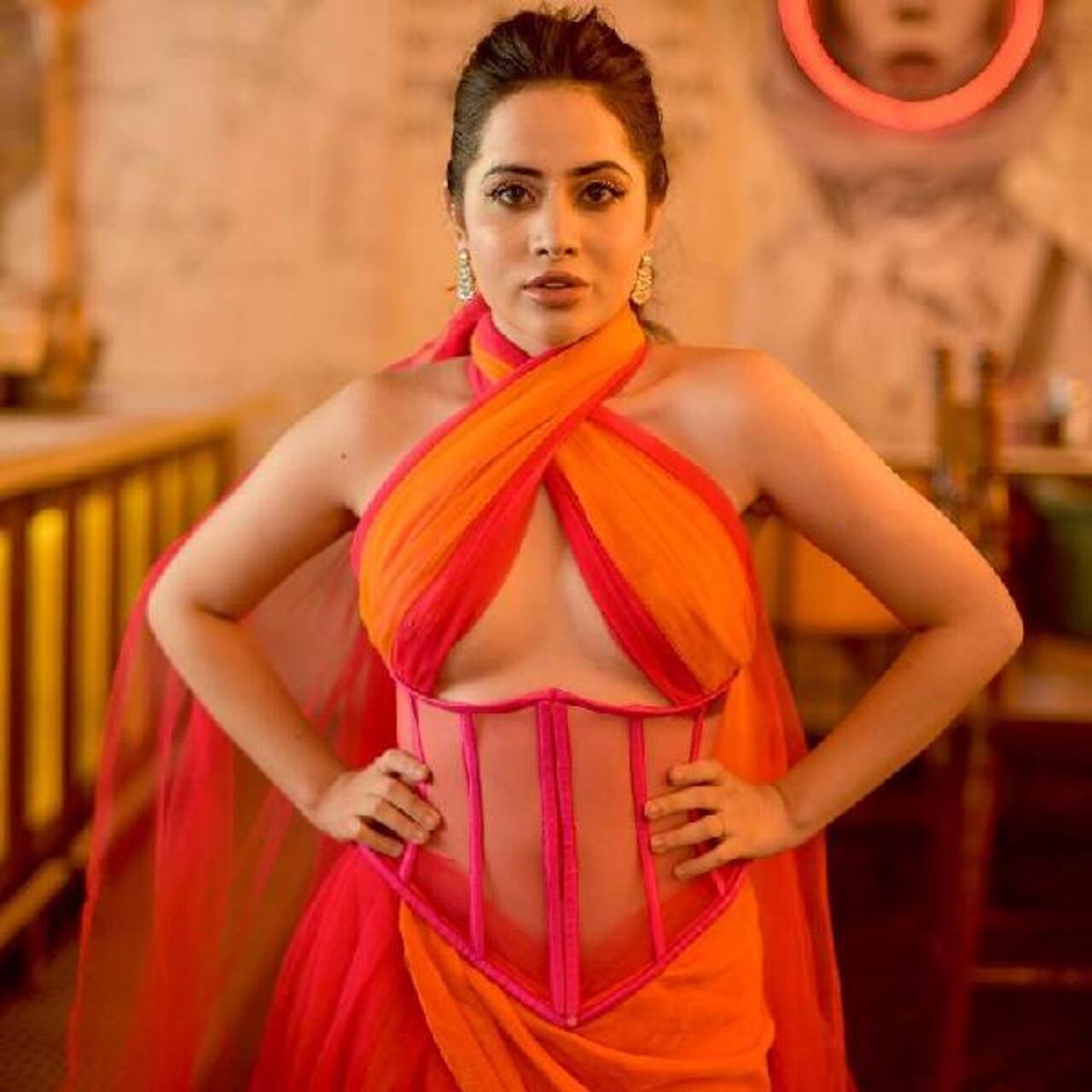 ‘Yeh bra pehenti hi nahi hai,’ Urfi Javed trolled for her ‘revealing’ corset and dupatta look