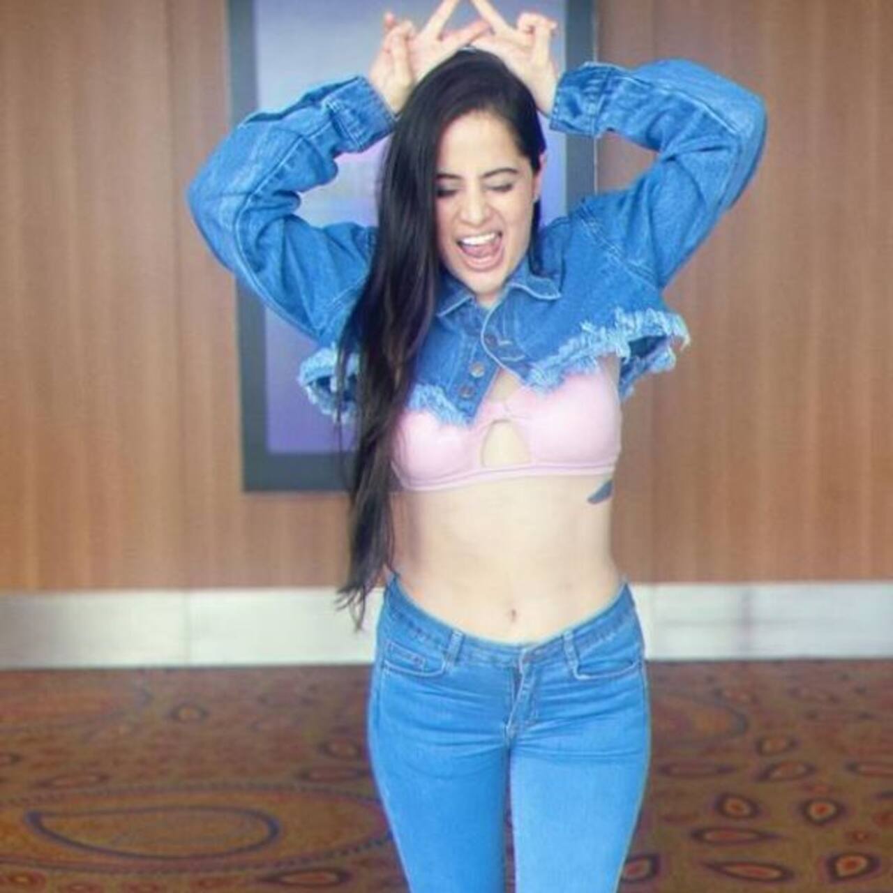 ‘Yeh bra pehenti hi nahi hai,’ Urfi Javed trolled for her ‘revealing’ corset and dupatta look