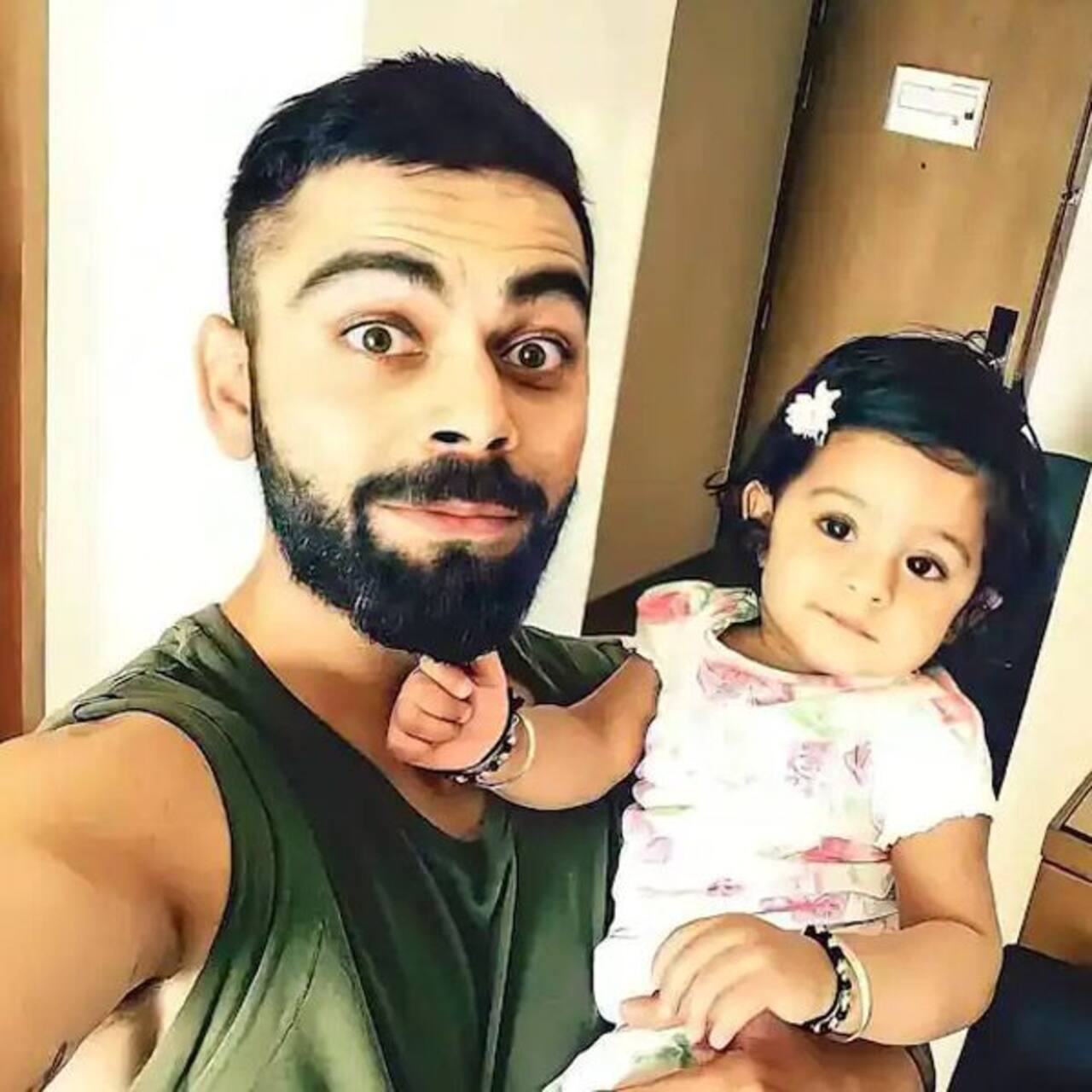Virat Kohli’s selfie with a baby goes viral, fans' wait for the first