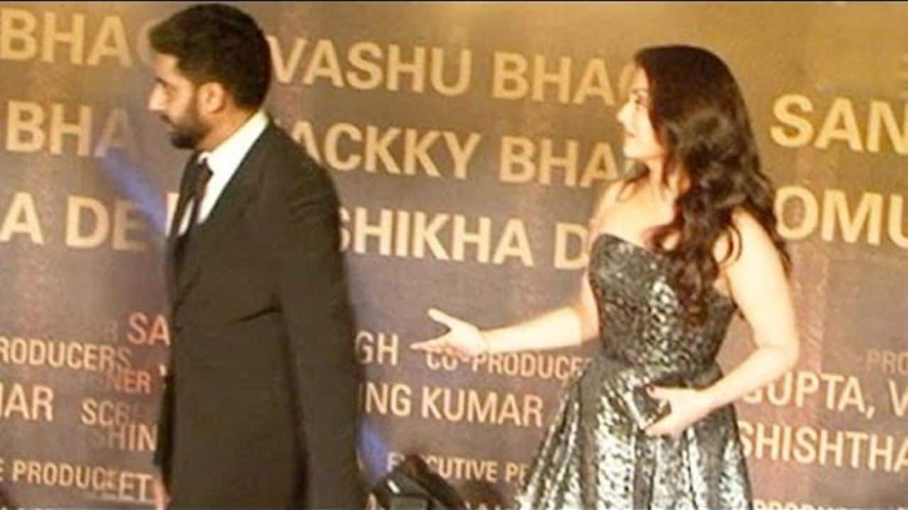 Throwback Thursday: When Aishwarya Rai was left embarrassed by 'angry' Abhishek  Bachchan at a Bollywood red carpet event