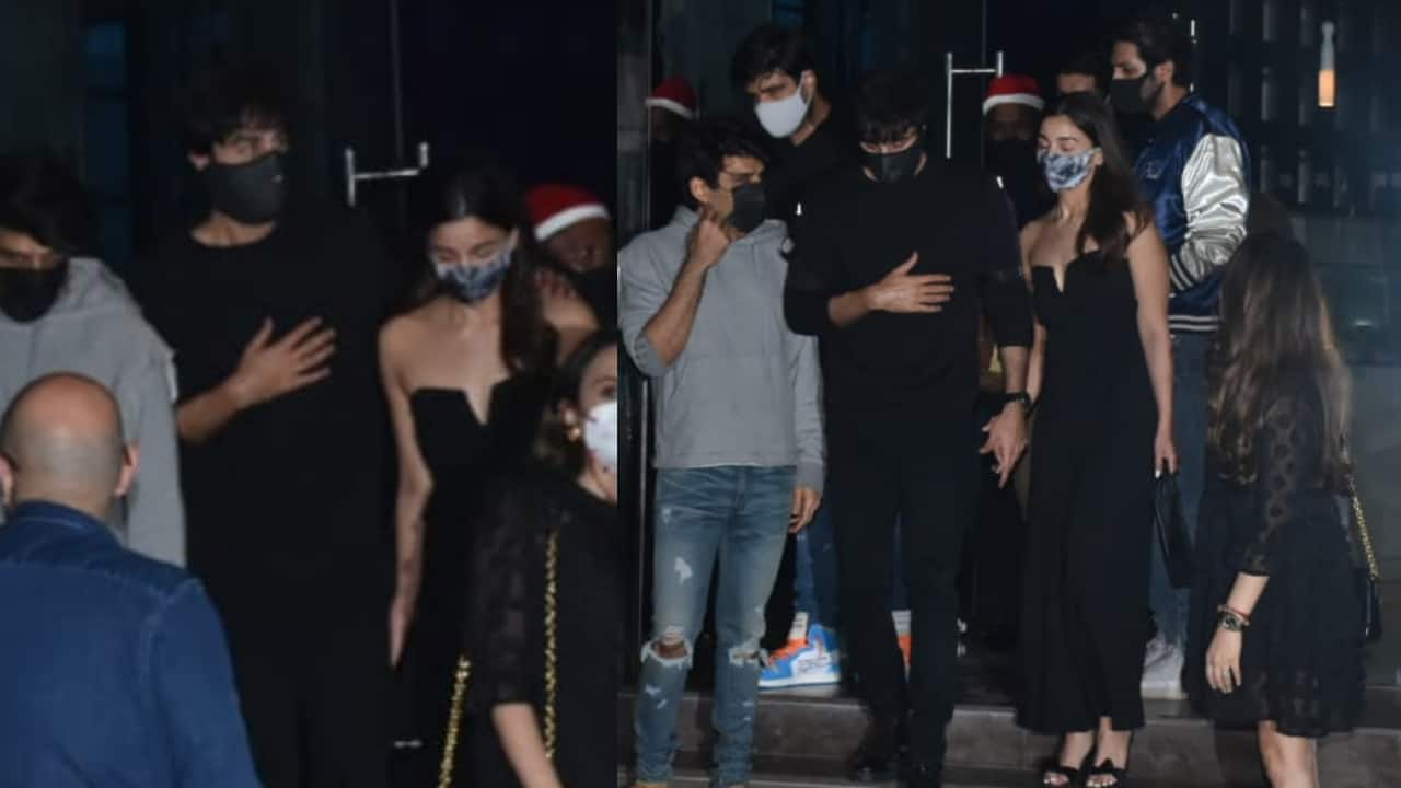 Ranbir Kapoor and Alia Bhatt walk out hand-in-hand post their dinner ...