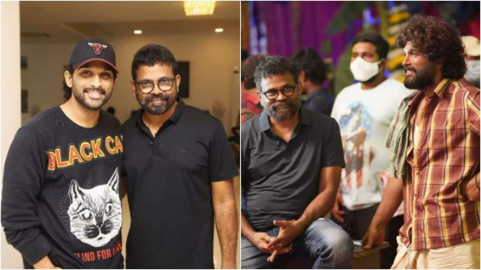 Pushpa BTS: Allu Arjun wishes director Sukumar on his birthday with ...