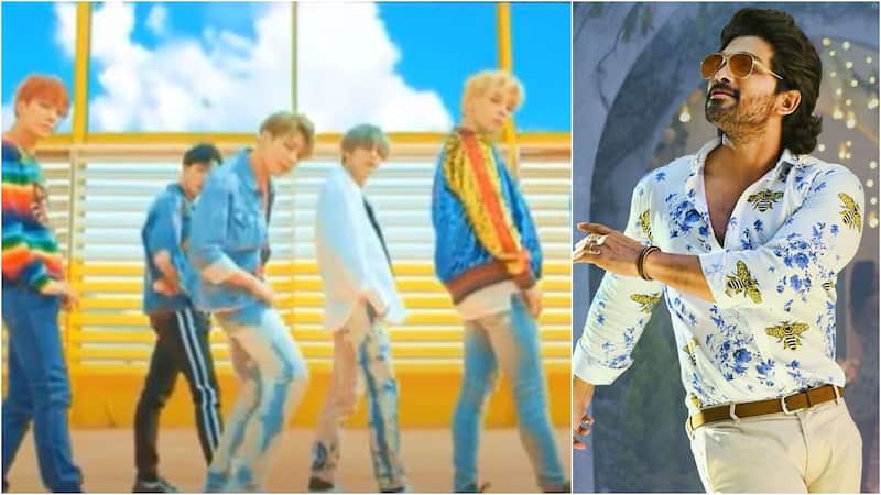 BTS X ButtaBomma Jin, Suga, JHope, RM, Jimin, V, and