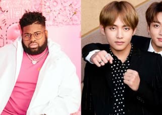 BTS: Pink Sweat$ asks for a collab with the Bangtan Boys; ARMY shares Jungkook and Taehyung's covers of his songs – view tweets