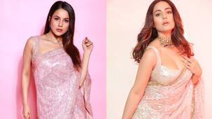 Shehnaaz Gill vs Hina Khan: Which TV beauty wore the Manish Malhotra sequin saree better?