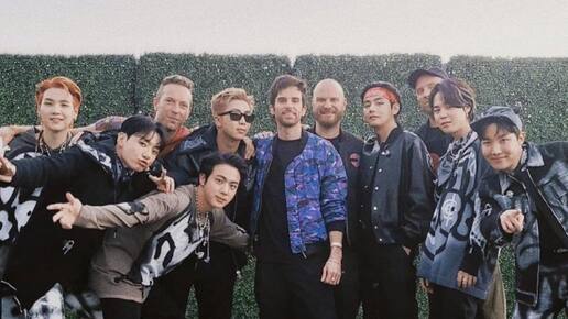 Coldplay comes to BTS' defense, as German host downplays the K-pop band's  contributions