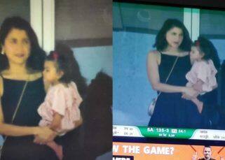 Virat Kohli - Anushka Sharma's baby girl Vamika captured on camera watching India Vs South Africa ODI; fans declare her dad's Xerox copy