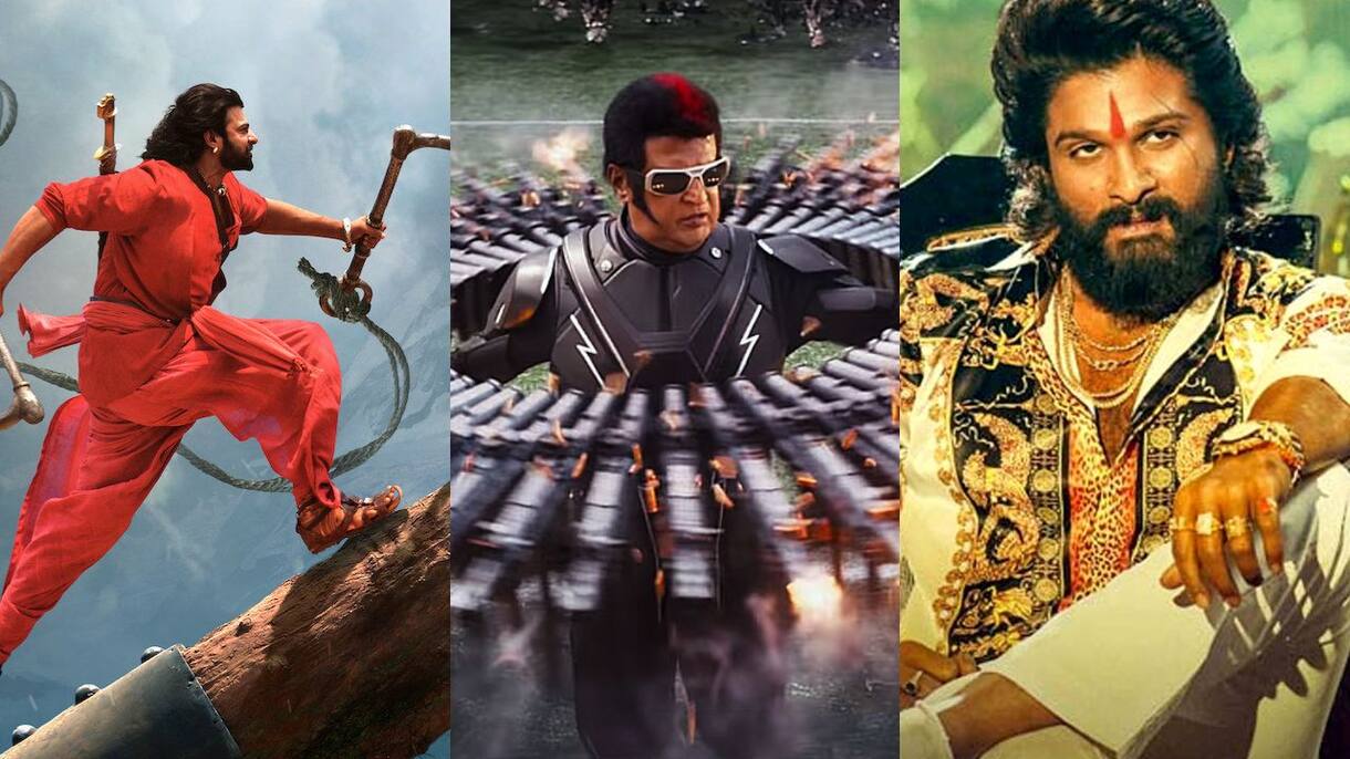 Prabhas' Baahubali 2, Rajinikanth's 2.0, Allu Arjun's Pushpa and more South movies that collected huge moolah in Hindi at the box office
