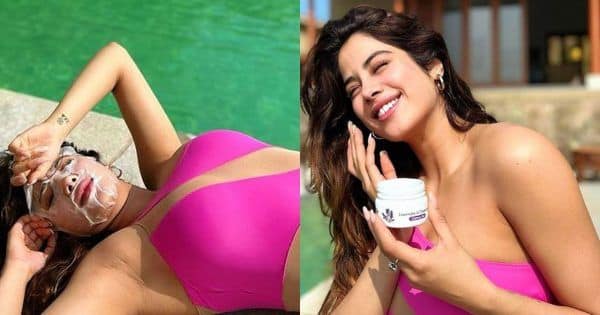 Janhvi Kapoor trolled for her pink swimsuit – see pics