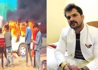 Khesari Lal Yadav का इवेंट में न पहुंचना पड़ा भारी, गाड़ियों में लगा दी गई आग