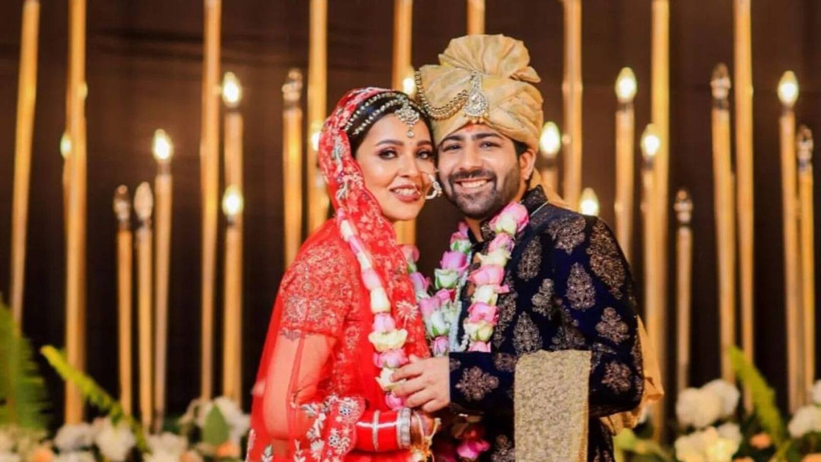 Mansi Srivastava – Kapil Tejwani wedding: The couple pose for the cameras
