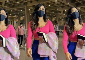 Shweta Tiwari snapped at Mumbai airport; netizens call her Ibrahim Ali Khan's mother-in-law – watch video