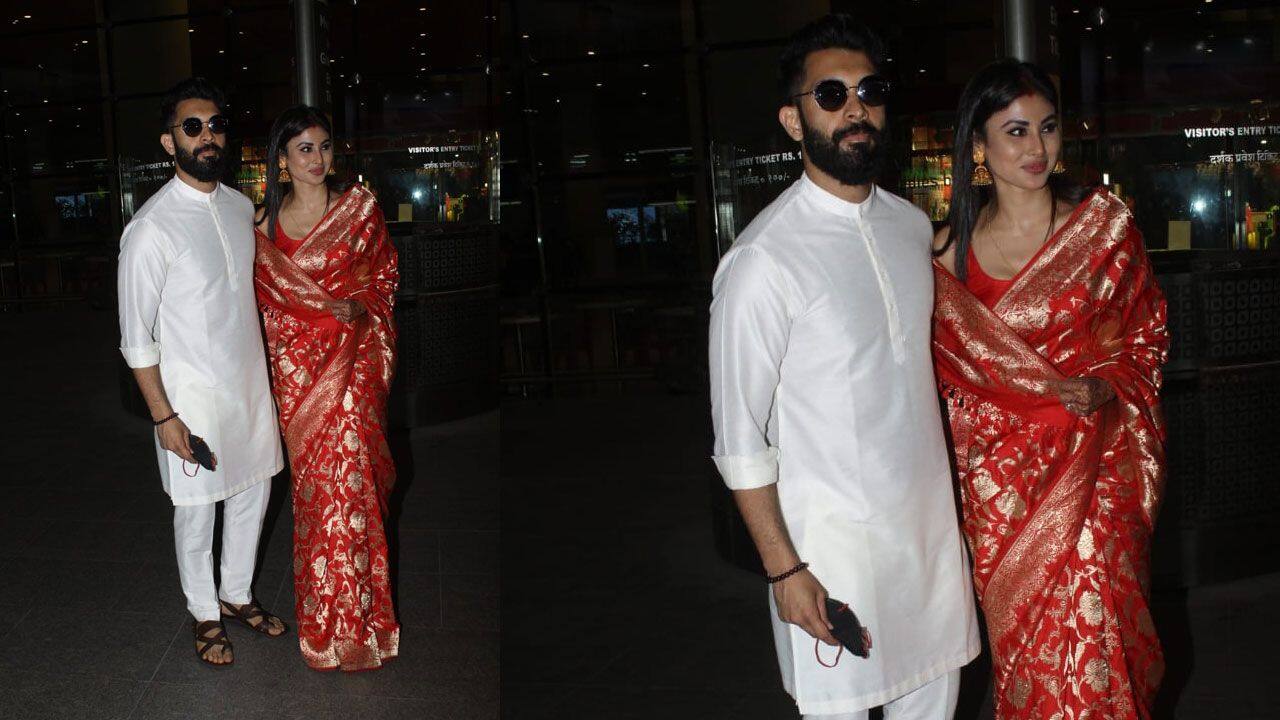 Newlyweds Mouni Roy and Suraj Nambiar's FIRST public appearance