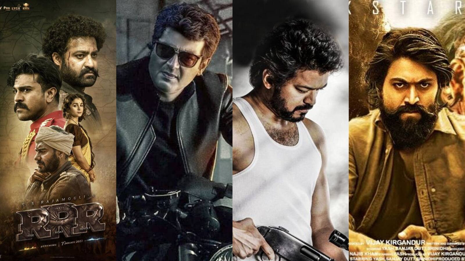 RRR, Valimai, Beast, KGF 2 and more South movies headed for release; get  set for summer vacation with Ajith, Vijay, Yash and others – view pics