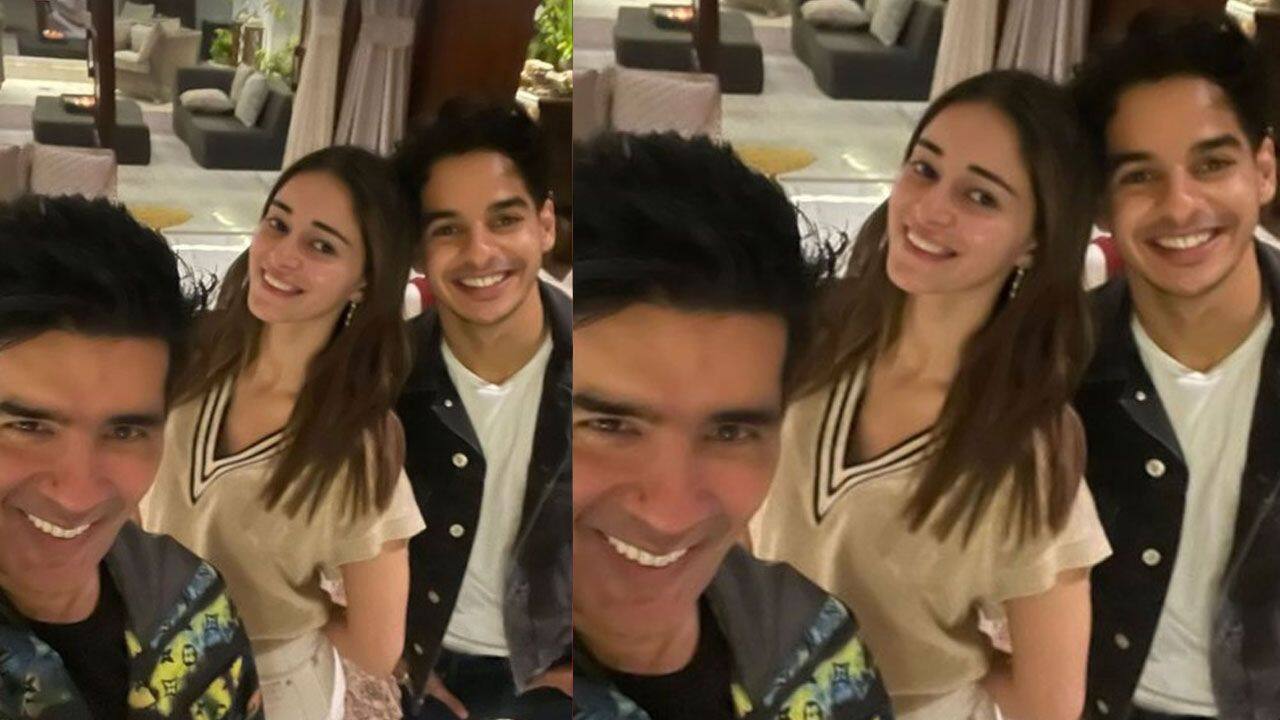 Lovebirds Ananya Panday and Ishaan Khatter were also present