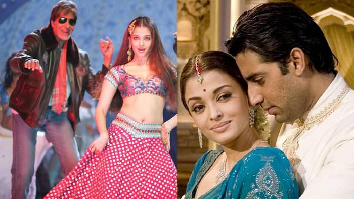 Aishwarya Rai, Amitabh Bachchan and Abhishek Bachchan