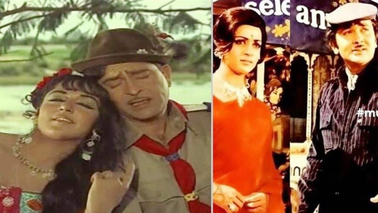 Hema Malini, Raj Kapoor and Randhir Kapoor