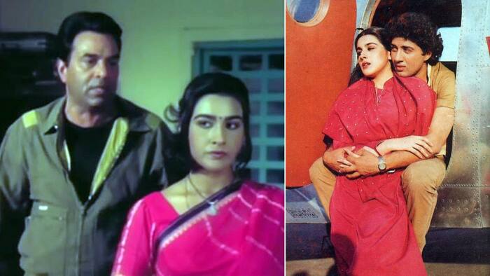Amrita Singh, Dharmendra and Sunny Deol