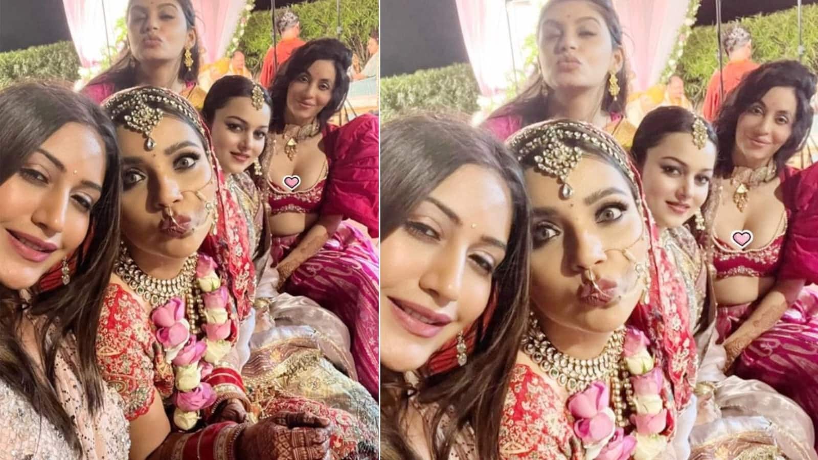 Mansi Srivastava – Kapil Tejwani wedding: Ishqbaaaz girls Anika, Gauri and Soumya in one frame