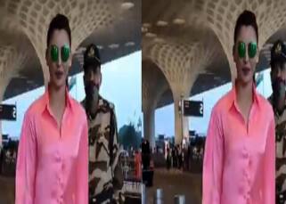 Urvashi Rautela trolled for her airport look; netizens say 'seedha bed se uthke aayi hai'- watch video