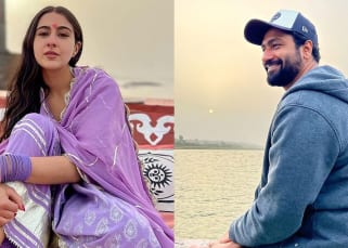 Sara Ali Khan-Vicky Kaushal enjoy the calm by the banks of river Narmada as they wrap up shoot in Indore [VIEW PICS]
