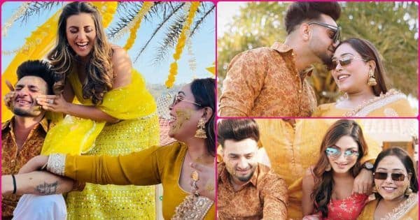 Afsana Khan-Saajz Haldi Ceremony: Akshara Singh, Donal Bisht add colour to the festivities – view pics