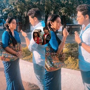 Anupamaa turns Kajol while Anuj turns Shah Rukh Khan from DDLJ and MaAn shippers cannot handle their cuteness