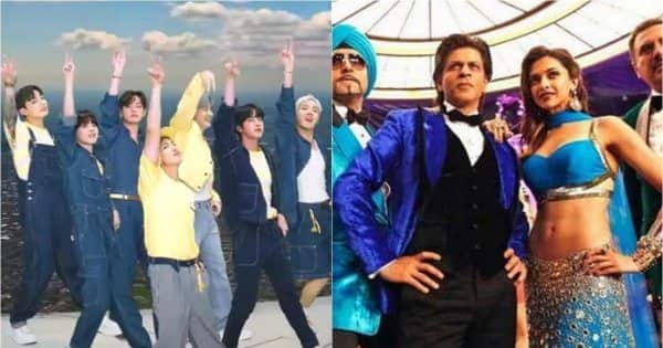 BTS reacts to SRK-Deepika’s India Wale song from Happy New Year; fans shower them with love