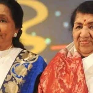 Asha Bhosle shares childhood picture with her late sister Lata Mangeshkar on Instagram; dedicates her song 'Bachpan Ke Din' thumbnail