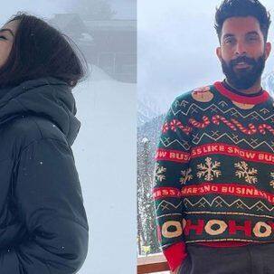 Mouni Roy and Suraj Nambiar's romantic pictures from their honeymoon in snow-capped mountains will leave you green with envy – view pics thumbnail