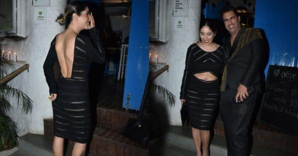 Neha Bhasin dons a risque dress as she steps out for dinner with Rajiv Adatia — view pics