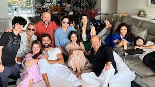 Saba Azad poses with Hrithik Roshan and his whole family after Sunday special lunch; netizens spark dating rumours again – view pic