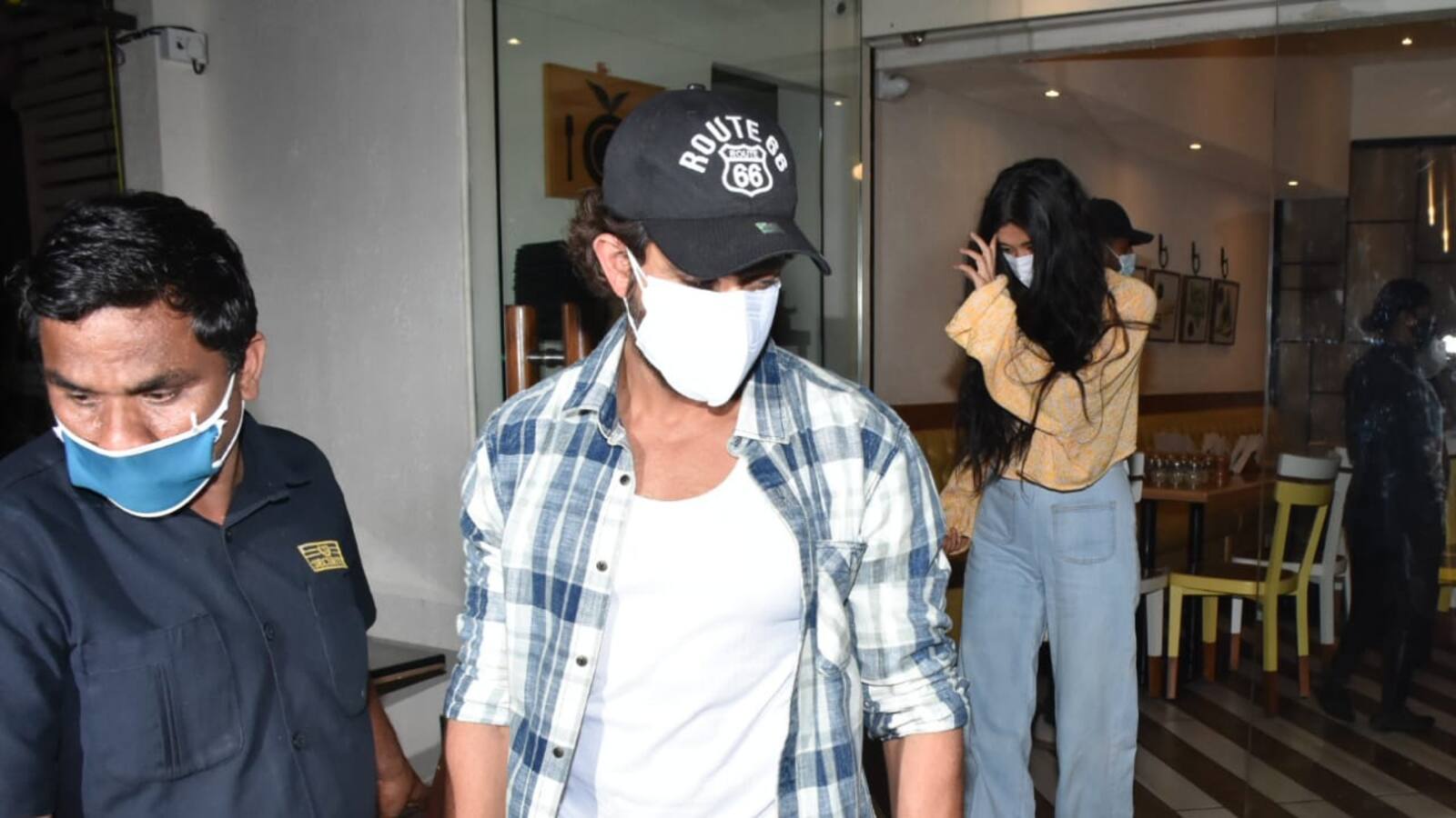 Hrithik Roshan and Saba Azad hold hands again while exiting a ...