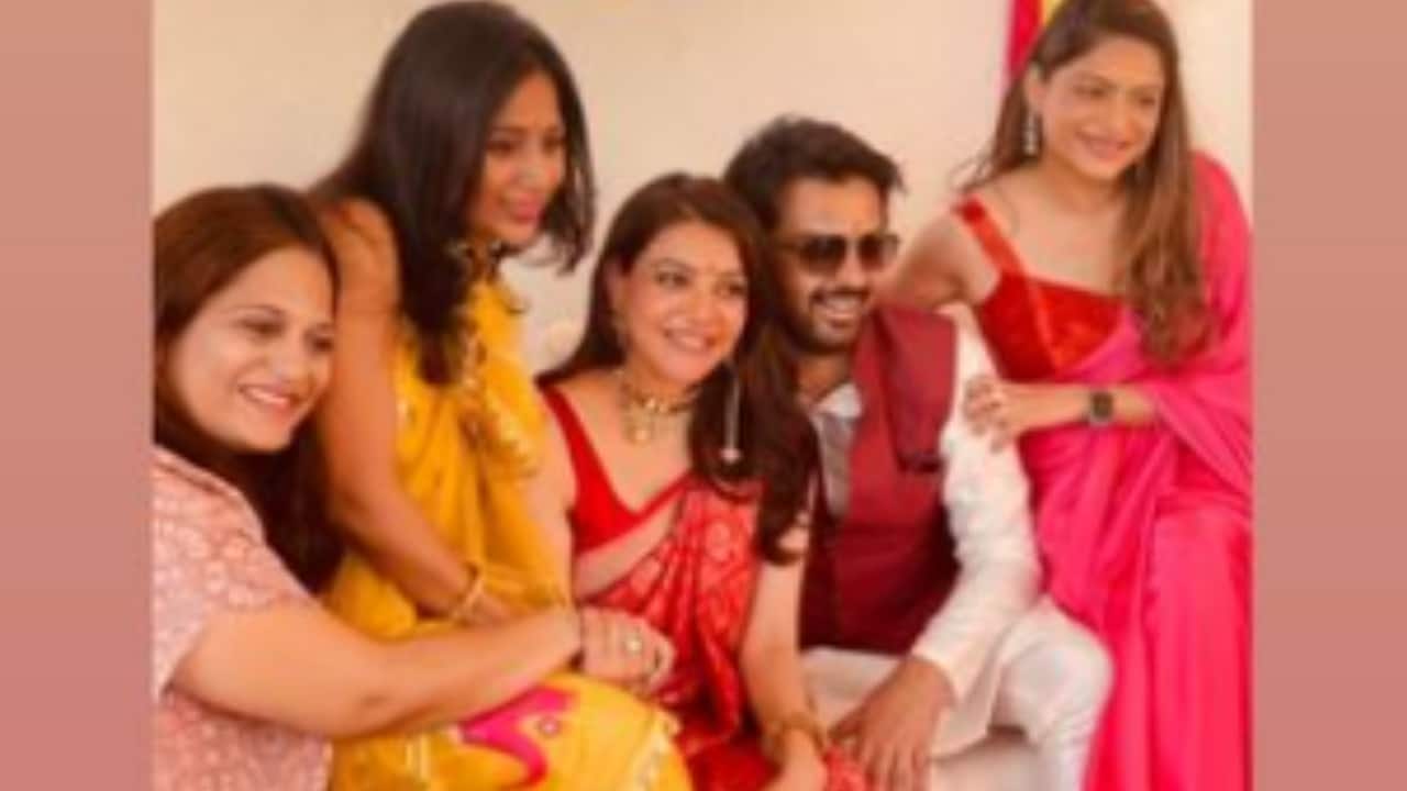 Kajal Aggarwal की गोदभराई में शामिल हुए घरवाले