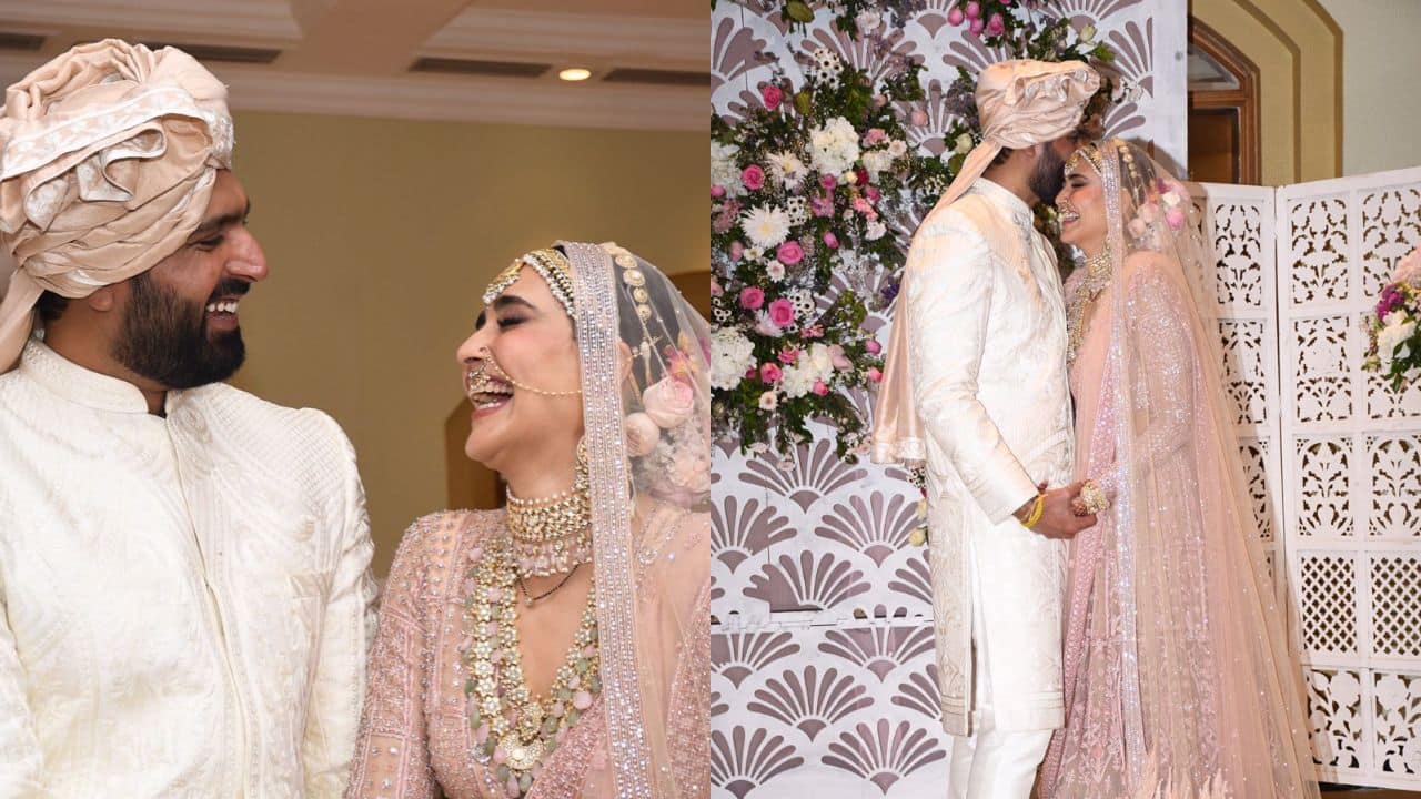 Karishma Tanna-Varun Bangera wedding pics OUT: The bride and groom will ...