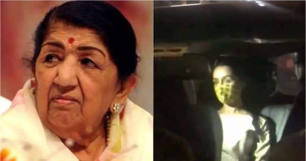 Lata Mangeshkar health update: Shraddha looks tensed as she arrives at the hospital – watch video